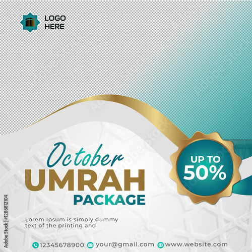 Hajj Umrah Ads posts Travel tour template  Instagram mecca Islamic social media story template promo