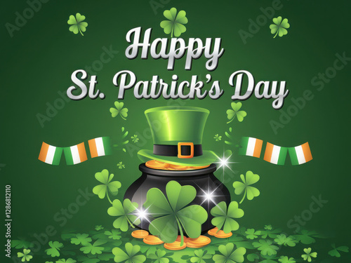 Obraz na płótnie Happy St. Patricks Day Card
w salonie