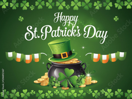 Obraz na płótnie Happy St. Patricks Day Card
w salonie