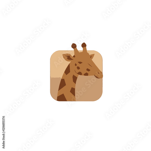 Giraffe Vector Logo Design