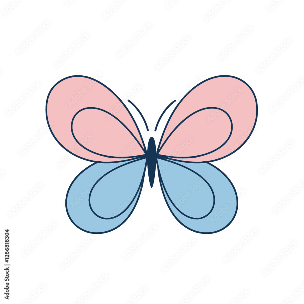 Fototapeta premium Butterfly Vector Logo Design