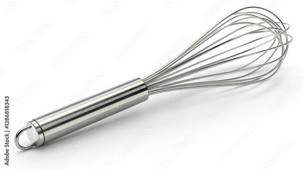 3D Render of Stainless Steel Whisk High-Angle Closeup, Kitchen Utensil, Baking Tool baking tool, whisk 3D Render of Stainless Steel Whisk High-Angle Closeup, Kitchen Utensil, Baking Tool baking tool, whisk