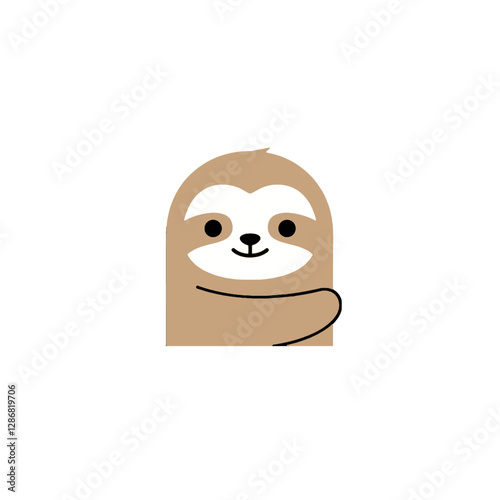 Sloth Vector Logo Design