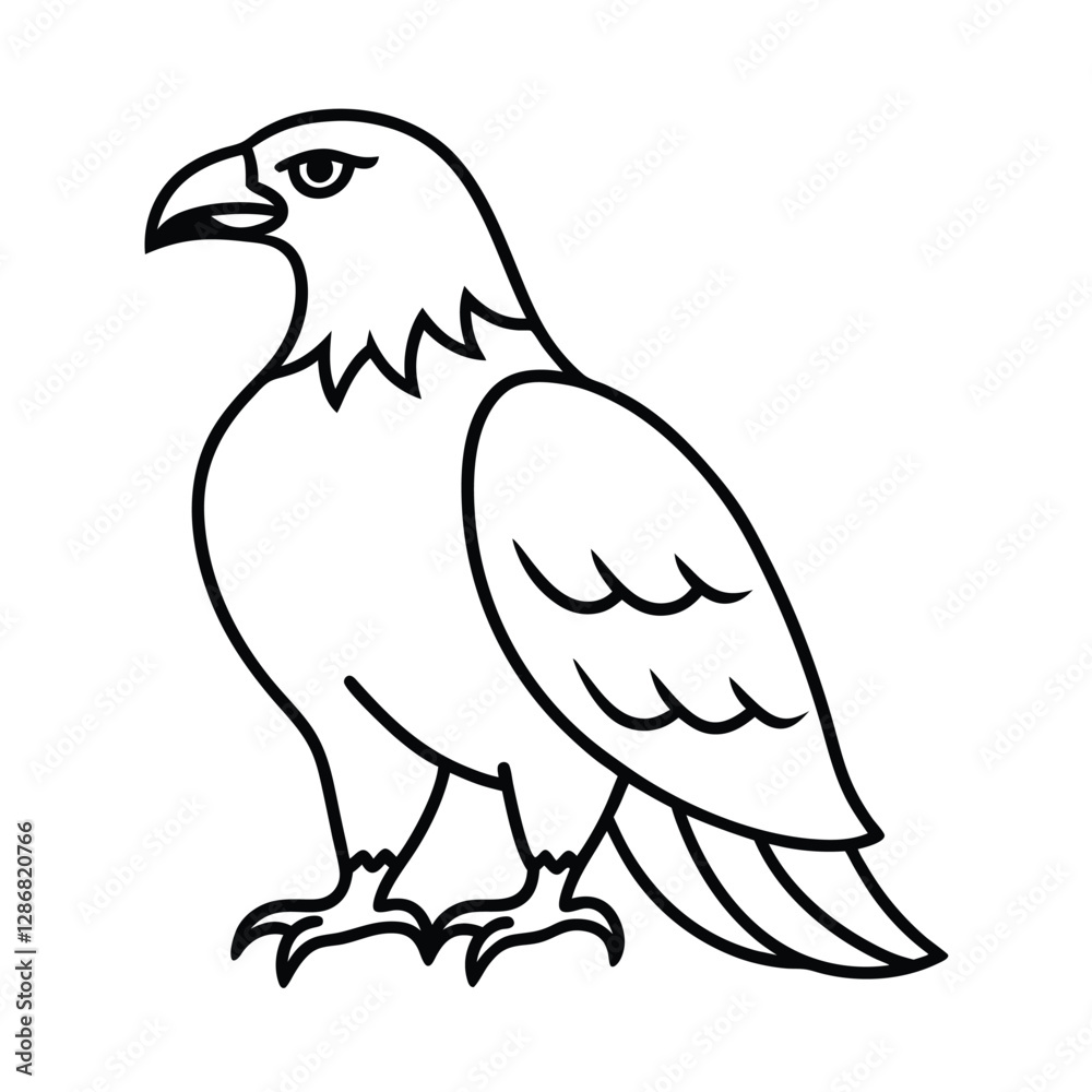 Fototapeta premium vector illustration of a dove