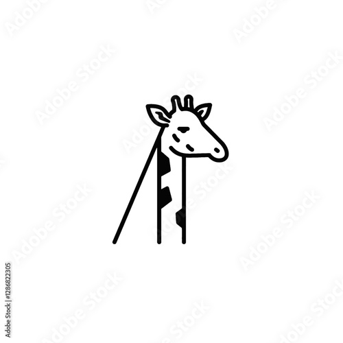 Giraffe Vector Logo Design