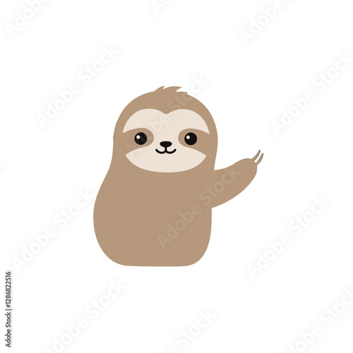 Sloth Vector Logo Design
