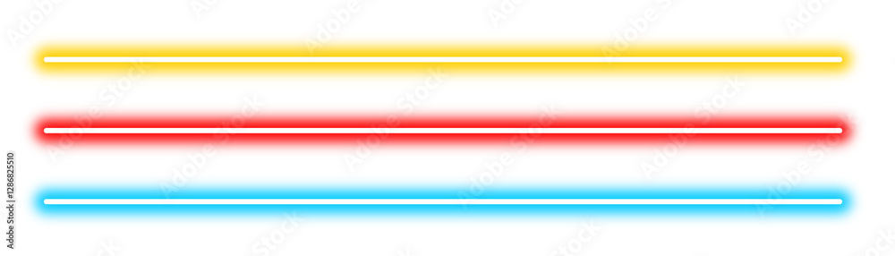 Neon futuristic lines set. Vibrant red, blue, green, yellow, neon lights. Shiny glowing light streaks. Isolated on white background. Design elements PNG
Neon futuristic lines set. Vibrant red, blue, green, yellow, neon lights. Shiny glowing light streaks. Isolated on white background. Design elements PNG