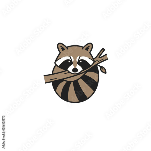 Raccoon Vector Logo Design