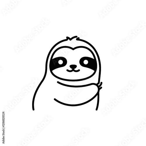 Sloth Vector Logo Design