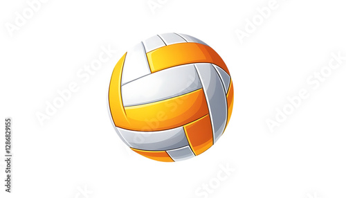Cartoon volleyball