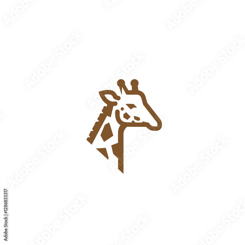 Giraffe Vector Logo Design