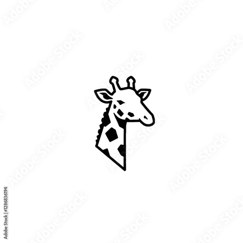 Giraffe Vector Logo Design