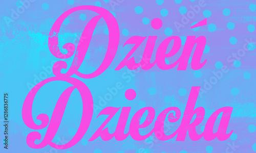 Obraz na płótnie Dzień dziecka w salonie