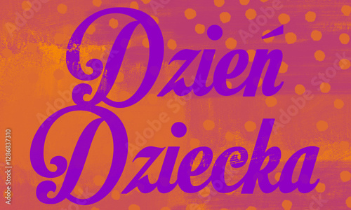 Obraz na płótnie Dzień dziecka w salonie