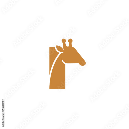 Giraffe Vector Logo Design