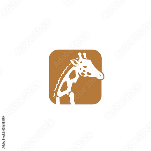 Giraffe Vector Logo Design
