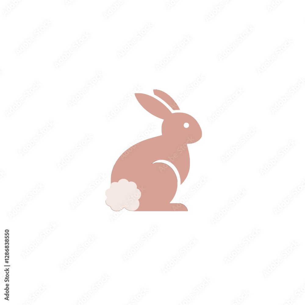 Fototapeta premium Bunny Vector Logo Design