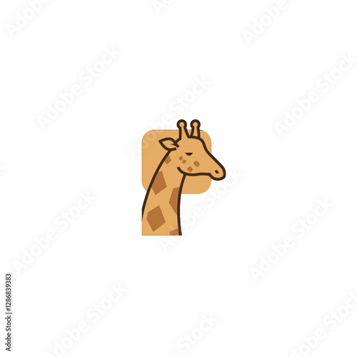 Giraffe Vector Logo Design