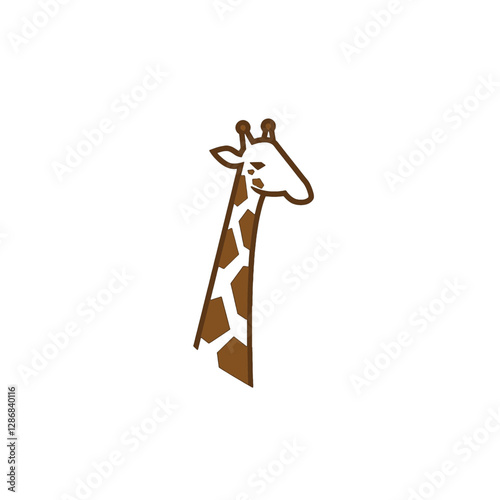 Giraffe Vector Logo Design