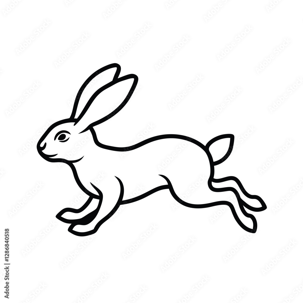 vector illustration of a rabbit vector illustration of a rabbit
