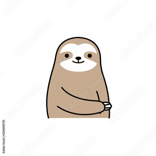 Sloth Vector Logo Design