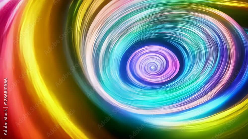 Colorful swirling patterns create mesmerizing visual effects in digital art