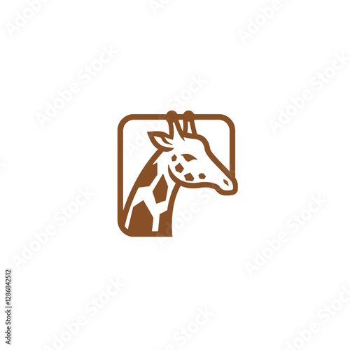 Giraffe Vector Logo Design