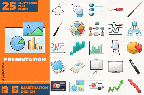 Presentation Editable Illustration Pack Design