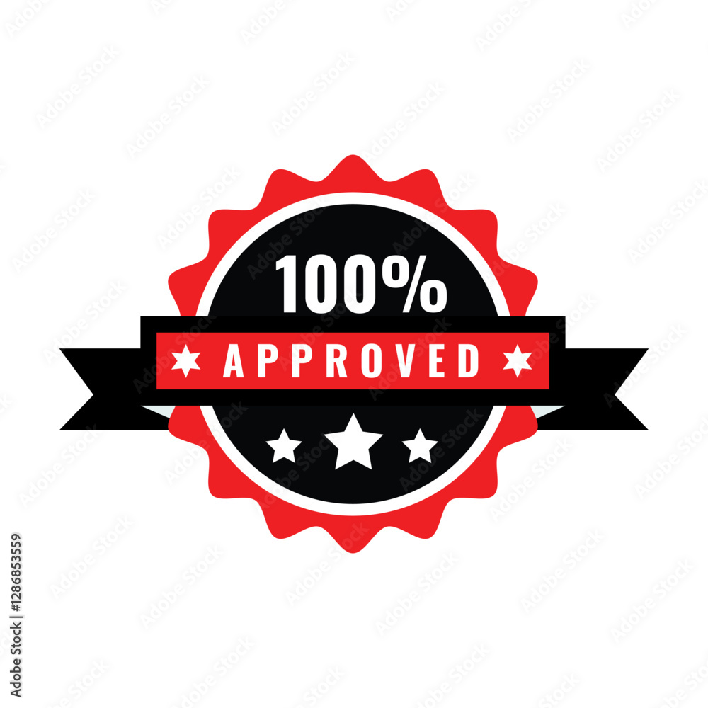 Obraz premium Approved stamp icon, Rubber Stamps.