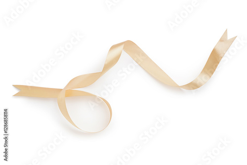 Beautiful satin ribbon isol...