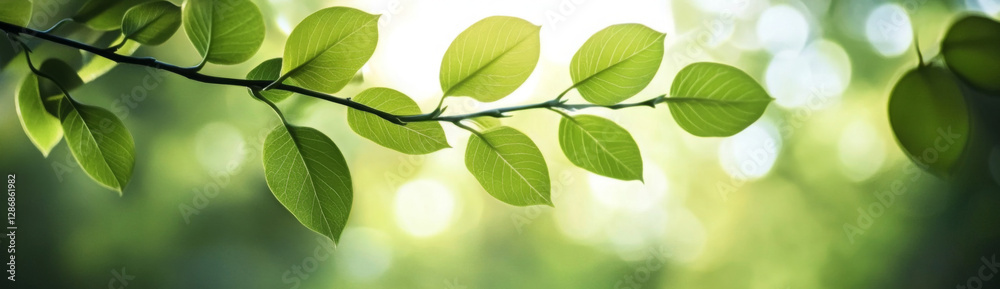Sun-kissed green leaves on a branch,a captivating display of nature's beauty and tranquility
Sun-kissed green leaves on a branch,a captivating display of nature's beauty and tranquility