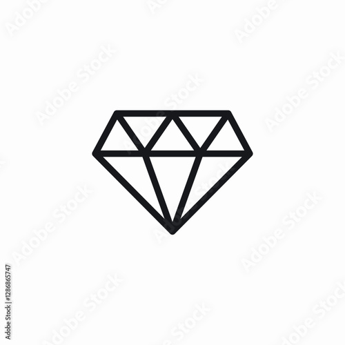 diamond excellent quality icon sign vector