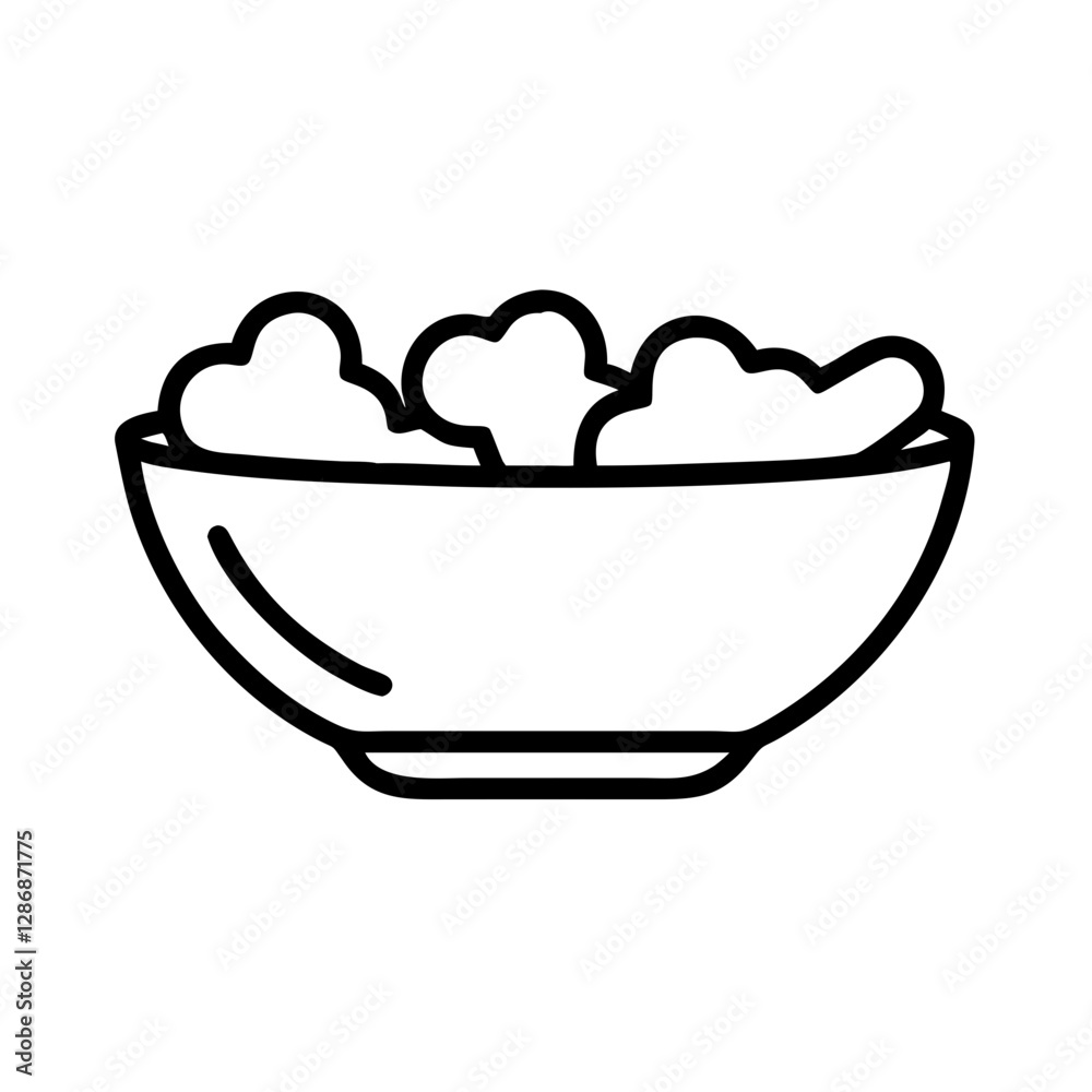 Bowl of popcorn filled with fluffy kernels Bowl of popcorn filled with fluffy kernels