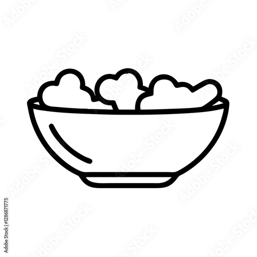 Bowl of popcorn filled with fluffy kernels
