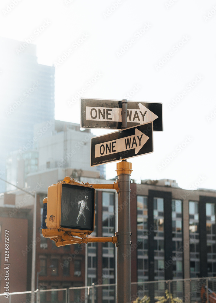 Naklejka premium New York, Manhattan