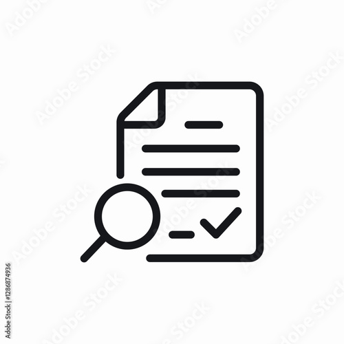 file searching icon sign vector