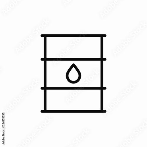 oil barrel icon sign vector