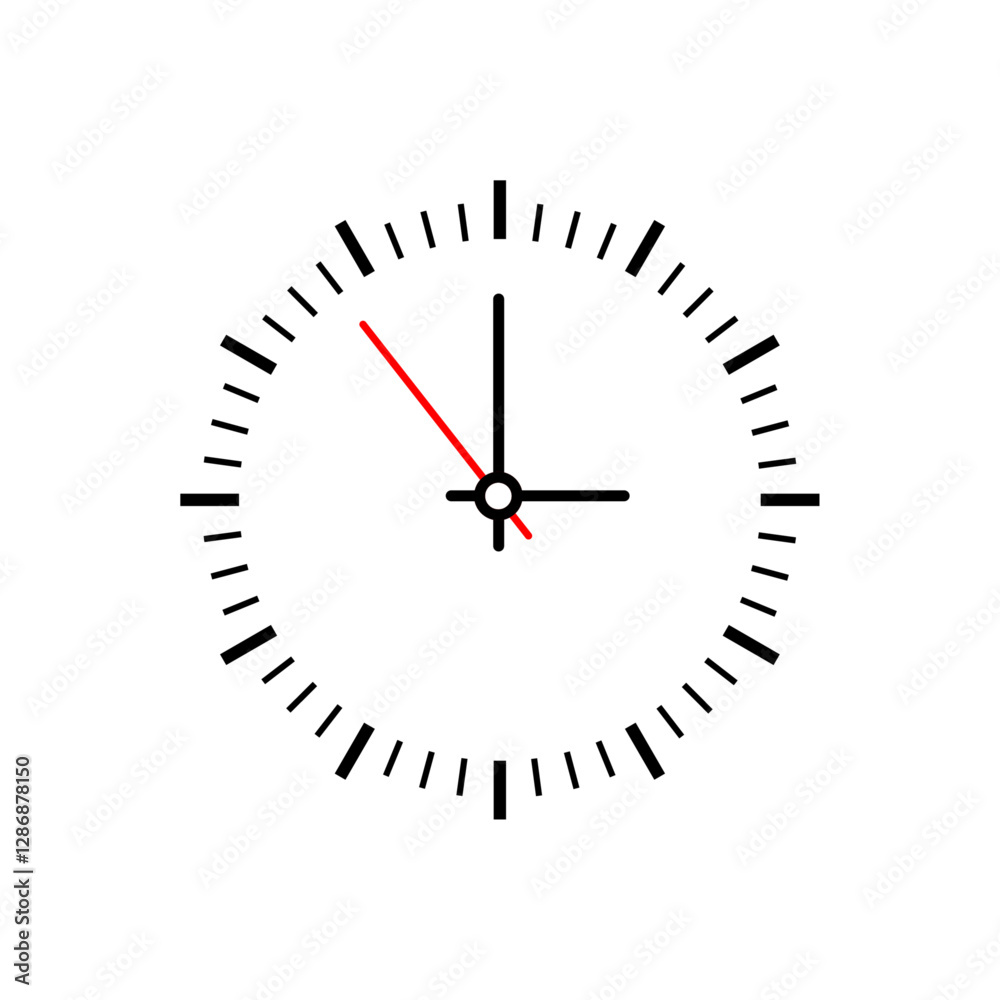 Classic Clock icon. time symbol. watch icon symbol Classic Clock icon. time symbol. watch icon symbol