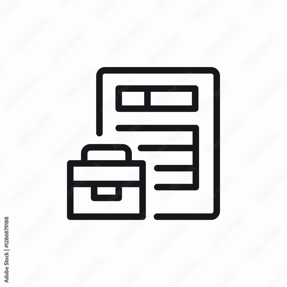 work file icon sign vector work file icon sign vector