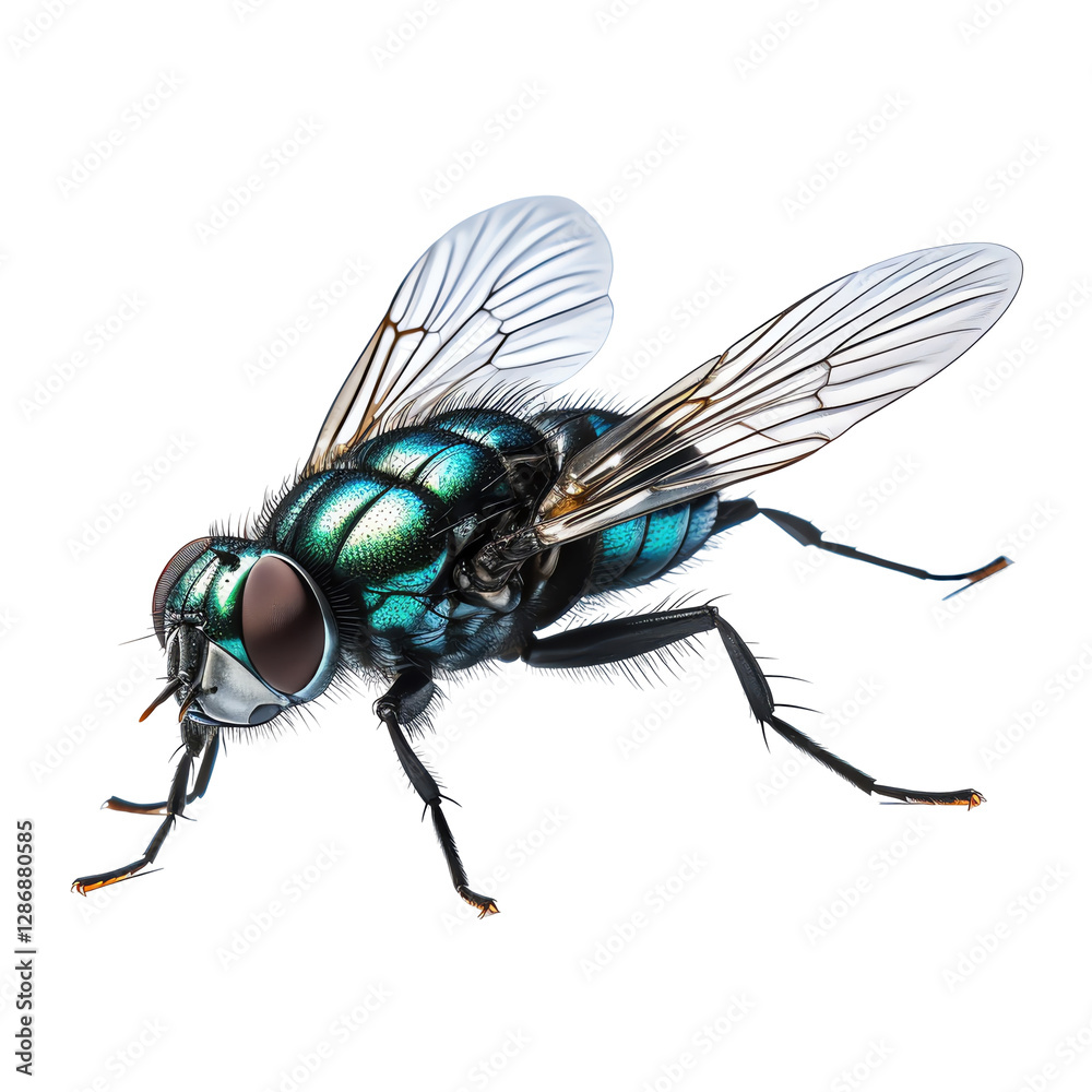 Isolated Fly Insect Isolated Fly Insect