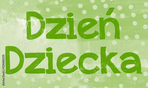 Obraz na płótnie Dzień Dziecka w salonie
