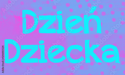 Obraz na płótnie Dzień Dziecka w salonie