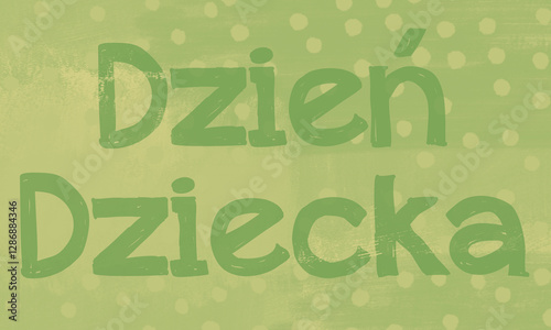 Obraz na płótnie Dzień Dziecka w salonie