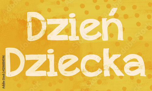 Obraz na płótnie Dzień Dziecka w salonie
