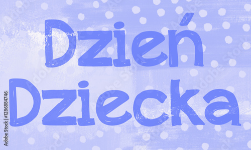 Obraz na płótnie Dzień Dziecka w salonie