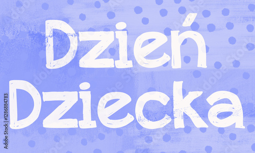 Obraz na płótnie Dzień Dziecka w salonie