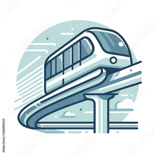 Monorail Train Icon
