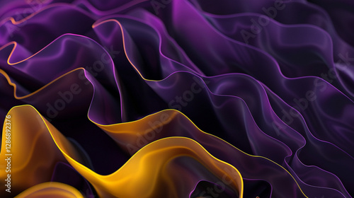 A surreal interplay of layered shapes, creating a dreamlike, fluid visual effect