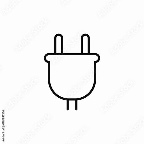 plug outlet icon sign vector
