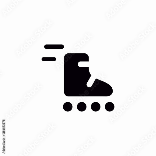 roller speed icon sign vector